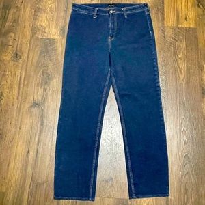 Women’s Free Assembly Jeans Vintage Look Blue Denim Dark Like New Size 16